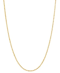 Children's Glitter Rope Chain in 14k Yellow Gold, 13"