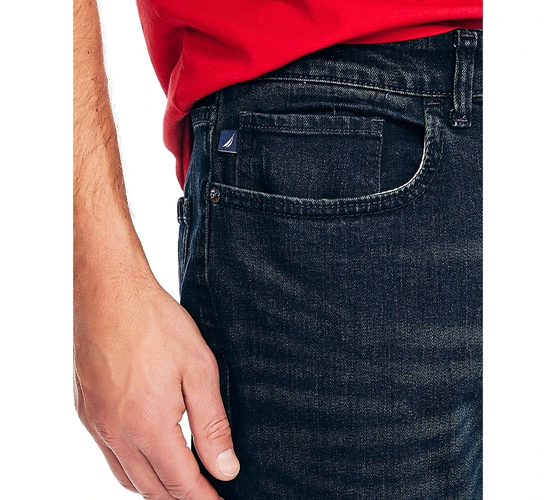 Nautica Men's Vintage Straight-Fit Stretch Denim 5-Pocket Jeans
