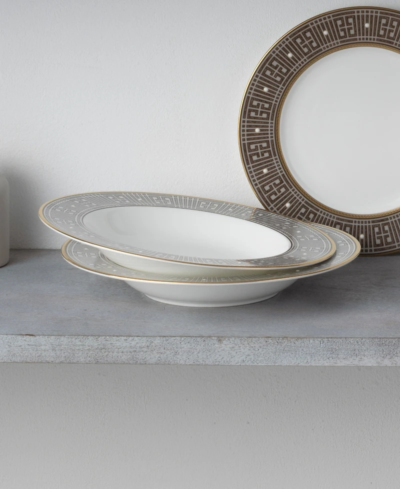 Noritake Infinity 4 Piece Soup Bowl Set 12 oz, Service for