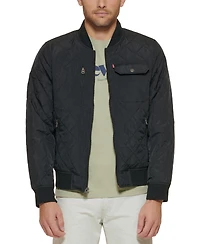 Levi's Men's Regular-Fit Diamond-Quilted Bomber Jacket