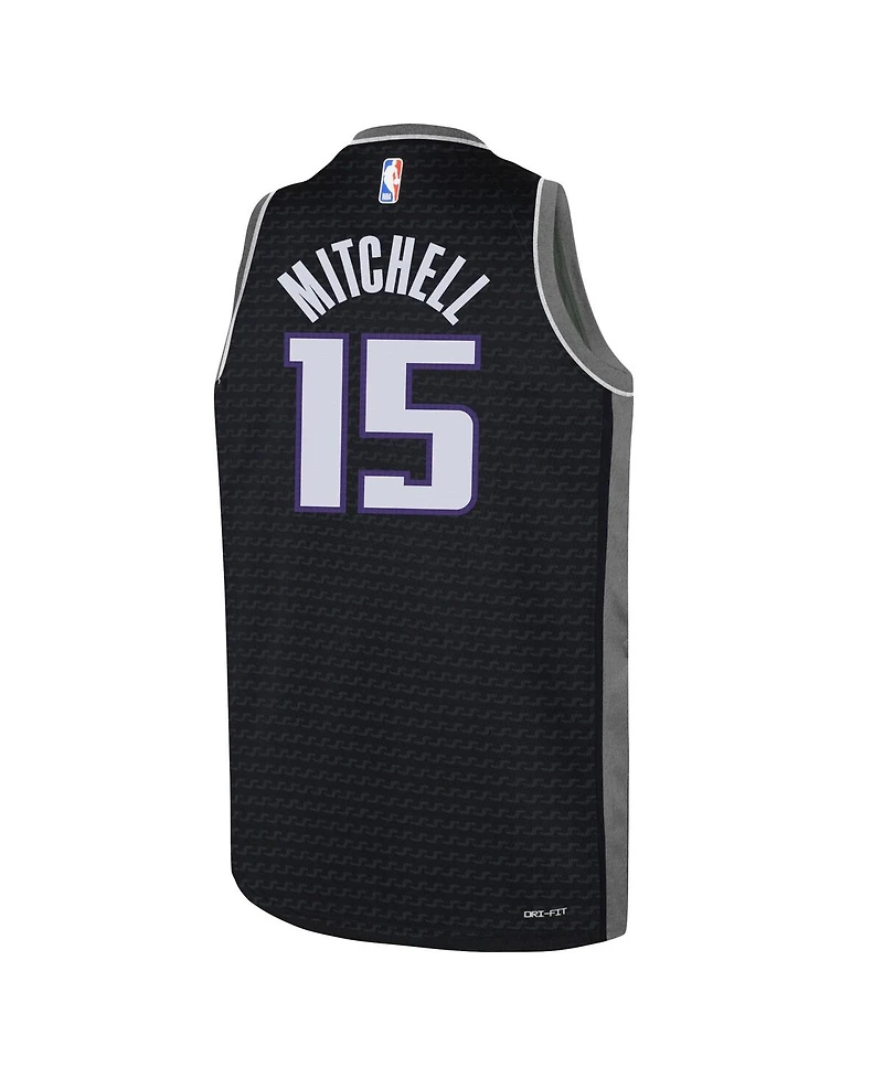 Big Boys Jordan Davion Mitchell Black Sacramento Kings 2022/23 Swingman Jersey - Statement Edition