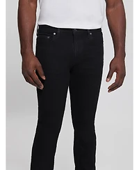 Guess Men's Eco Davis Black Wash Slim Straight Jeans