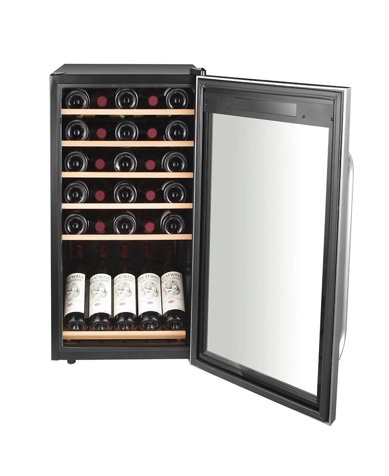 Whynter 34 Bottle Freestanding Stainless Steel Refrigerator With Digital Control
