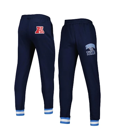 Men's Starter Navy Tennessee Titans Blitz Fleece Jogger Pants