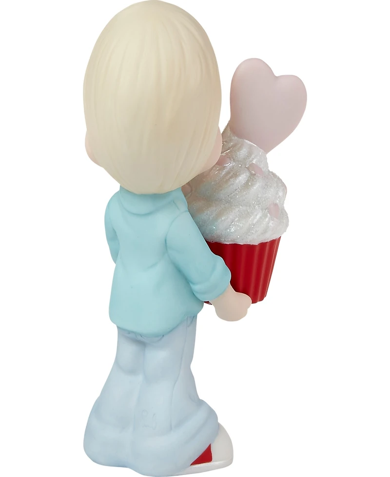 Precious Moments 222002 You Bake Me Happy Blond Boy Porcelain Figurine
