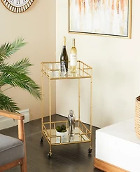 Iron Traditional Bar Cart