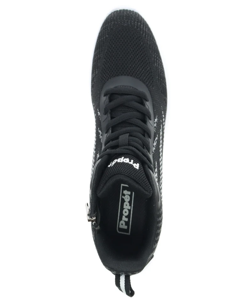 Propet Women's TravelBound Hi Lace and Zip Sneakers