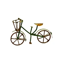 G & F Products Garden Miniature Bicycle, Green