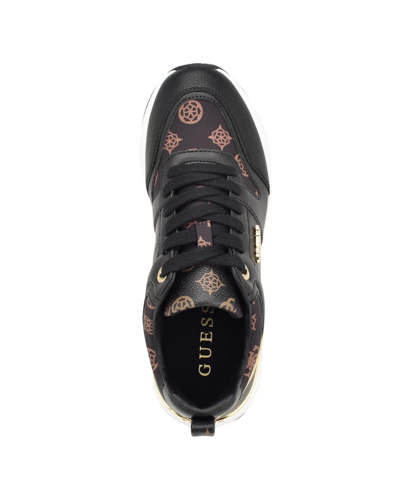 Guess Women's Kadlin Logo Detailed Retro Jogger Sneakers