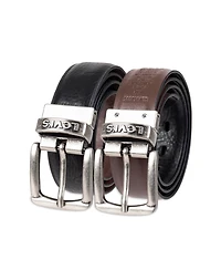 Levi's Big Boys Two-In-One Reversible Stretch Jean Belt
