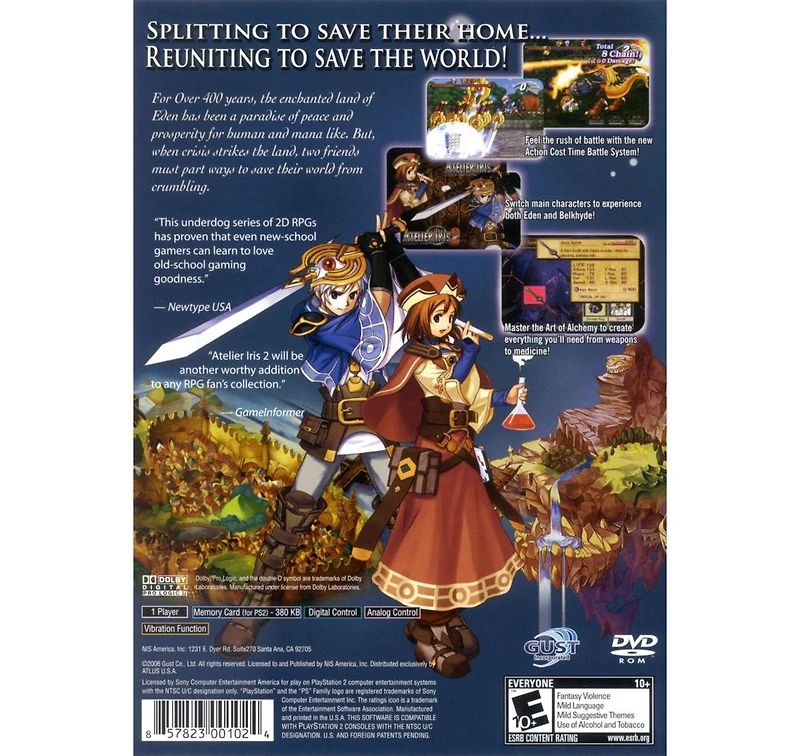Atelier Iris 2: The Azoth of Destiny - PlayStation 2