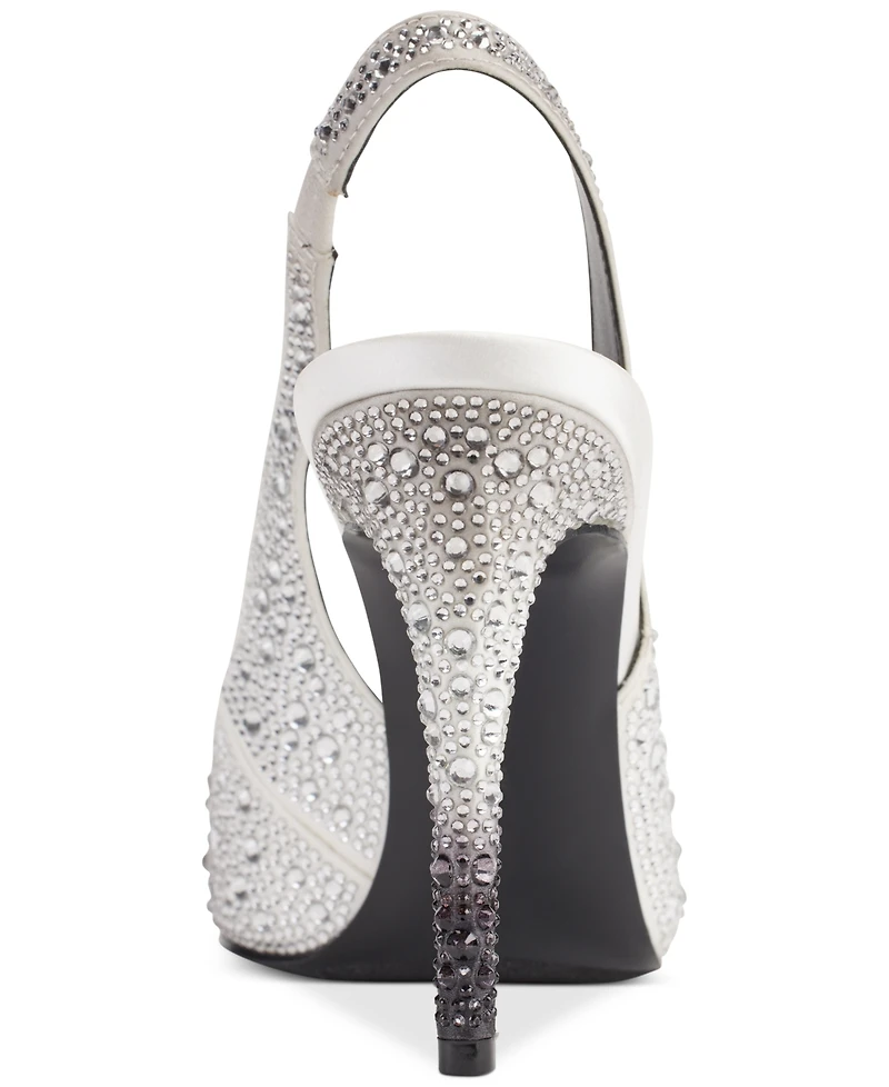 Karl Lagerfeld Paris Women's Slip-On Pointed-Toe Slingback Pumps