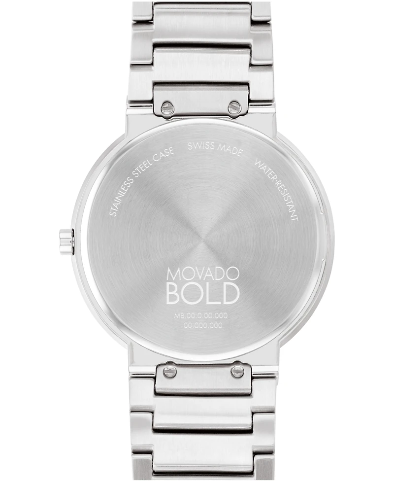 Movado Men's Bold Horizon Swiss Quartz Two Tone Stainless Steel Watch 40mm