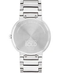 Movado Men's Bold Horizon Swiss Quartz Two Tone Stainless Steel Watch 40mm