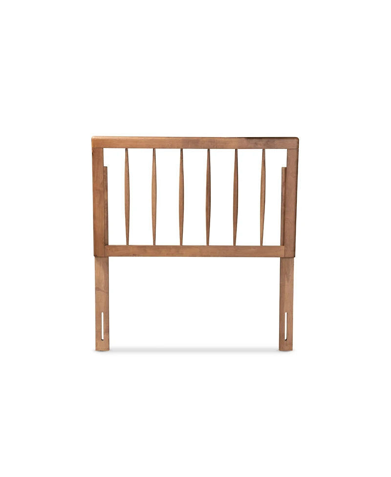 Baxton Studio Valin Modern and Contemporary Twin Size Finished Wood Headboard