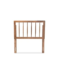 Baxton Studio Valin Modern and Contemporary Twin Size Finished Wood Headboard