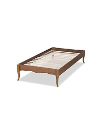 Baxton Studio Marieke Vintage French Inspired Twin Size Finished Wood Platform Bed Frame