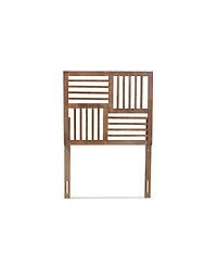 Baxton Studio Adler Modern and Contemporary Transitional Twin Size Finished Wood Headboard