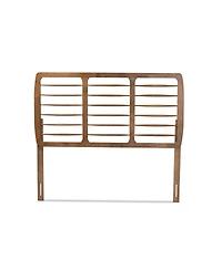 Baxton Studio Carolyn Mid-Century Modern Queen Size Finished Wood Headboard