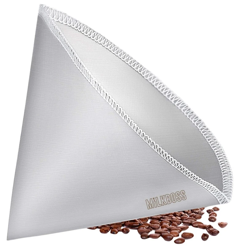 Milk Boss Pour Over Permanent Paperless Reusable Coffee Filter