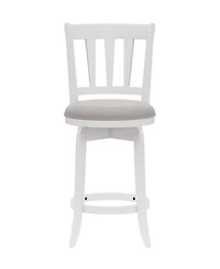 Hillsdale 39" Wood Presque Isle Furniture Counter Height Swivel Stool