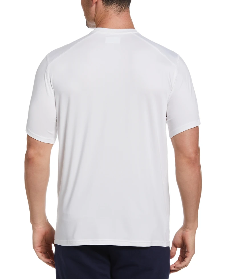Pga Tour Men's Heathered Short Sleeve Crew Neck Knit Jersey T-Shirt