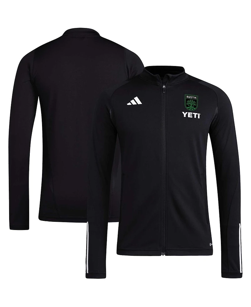 Men's adidas Black Austin Fc 2023 On-Field Aeroready Full-Zip Training Top