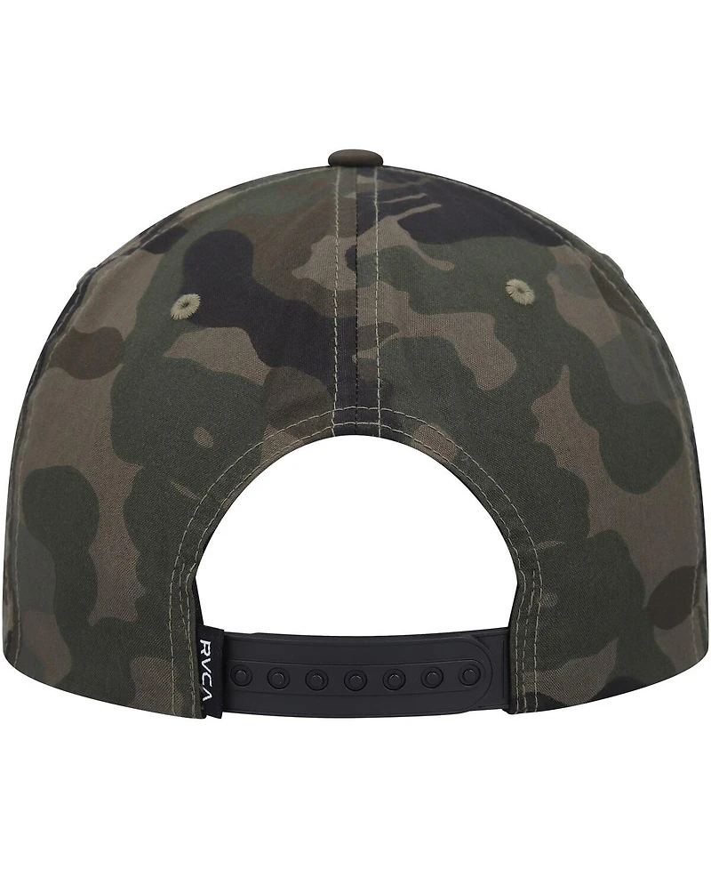 Men's Rvca Camo Va Patch Snapback Hat