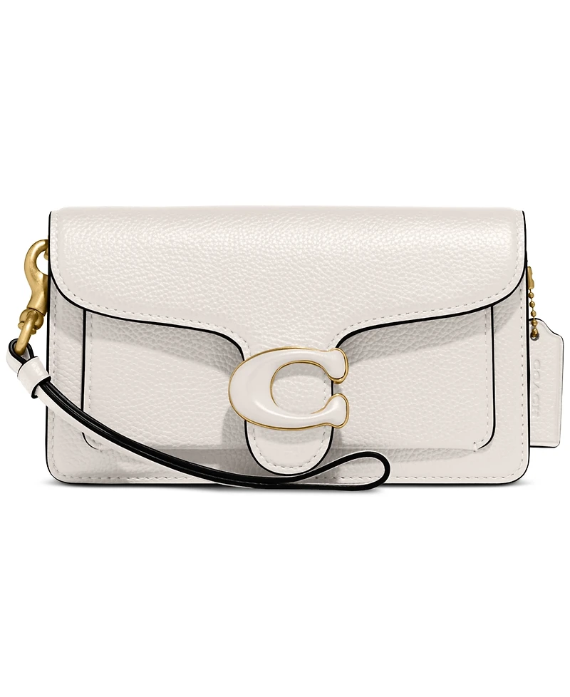 Coach Tabby Polished Pebble Leather Crossbody Wristlet