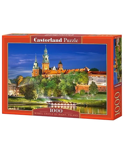 Castorland Wawel Castle by Night, Poland Jigsaw Puzzle Set, 1000 Piece