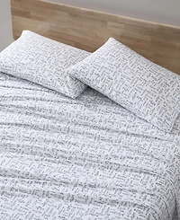 Eddie Bauer Printed 100% Cotton Percale 4-Pc. Sheet Set, Queen