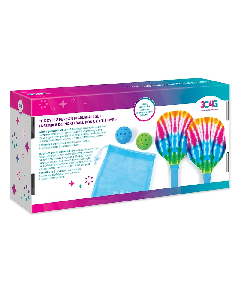 Tie Dye 2 Person Pickle Ball Set