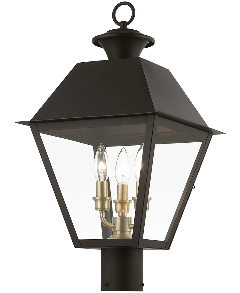 Livex Wentworth Light Outdoor Large Post Top Lantern