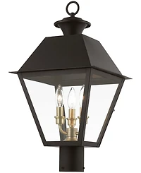 Livex Wentworth Light Outdoor Large Post Top Lantern