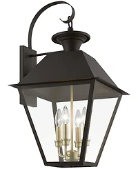 Livex Wentworth 4 Light Outdoor Extra Large Wall Lantern