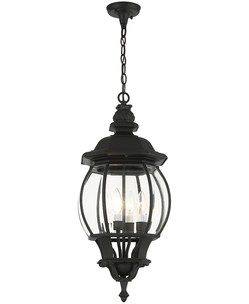 Livex Frontenac 4 Light Outdoor Pendant Lantern