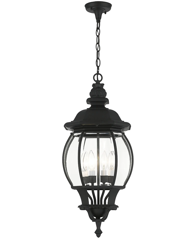 Livex Frontenac 4 Light Outdoor Pendant Lantern
