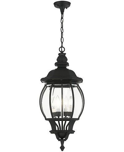 Livex Frontenac 4 Light Outdoor Pendant Lantern