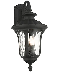 Livex Oxford 3 Light Outdoor Wall Lantern