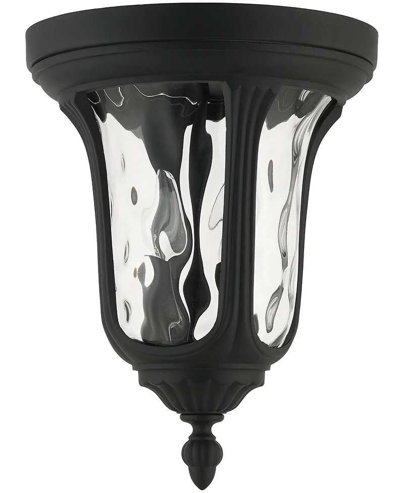 Livex Oxford 2 Light Outdoor Ceiling Mount
