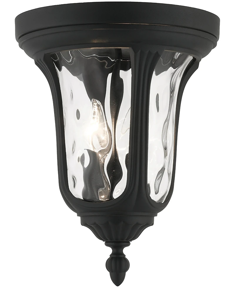 Livex Oxford 2 Light Outdoor Ceiling Mount