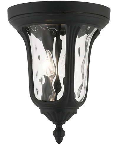 Livex Oxford 2 Light Outdoor Ceiling Mount