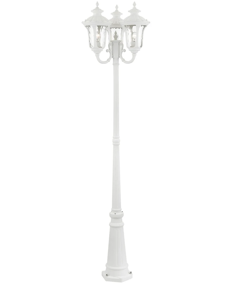 Livex Oxford 3 Light Outdoor Post Light
