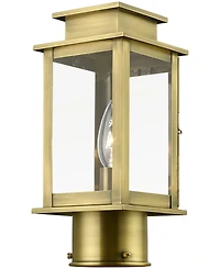Livex Princeton 1 Light Outdoor Mini Post Top Lantern
