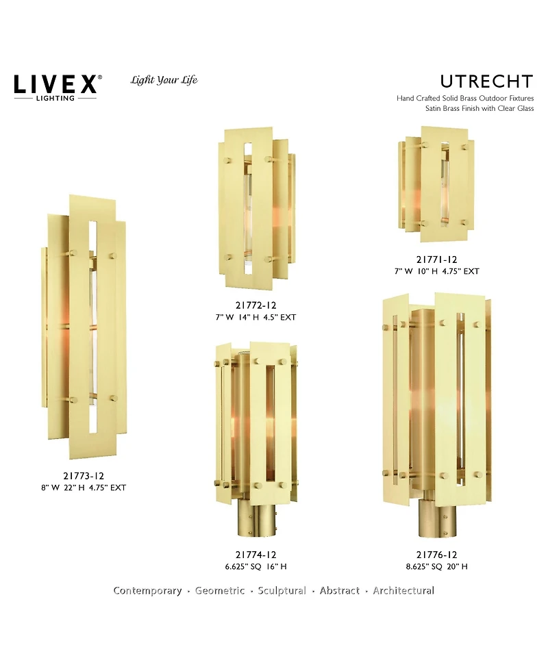 Livex Utrecht 1 Light Outdoor Wall Lantern
