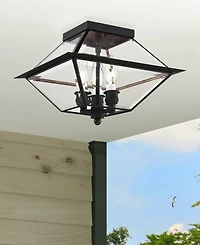 Livex Westover 3 Light Outdoor Ceiling Mount