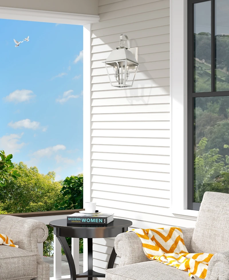 Livex Wentworth 2 Light Outdoor Medium Wall Lantern