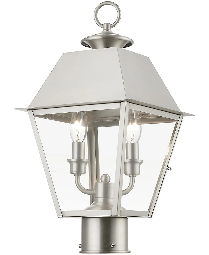 Livex Wentworth 2 Light Outdoor Medium Post Top Lantern