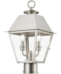 Livex Wentworth 2 Light Outdoor Medium Post Top Lantern