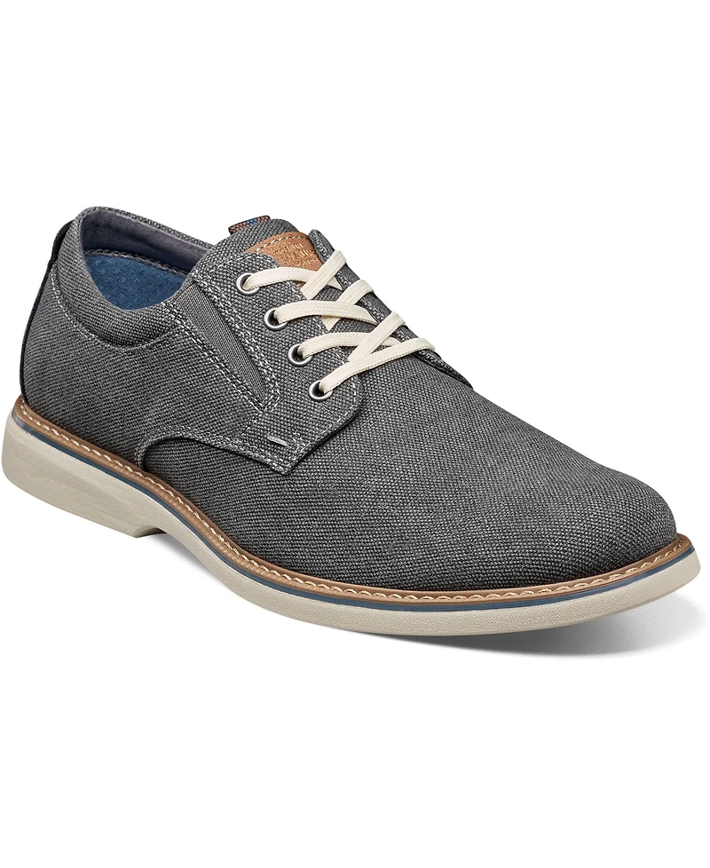 Nunn Bush Men's Otto Canvas Plain Toe Oxford Shoes